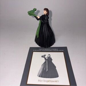 Franklin Mint Gone With The Wind Scarlett O’Hara Her Impertinence Figure Bonnet